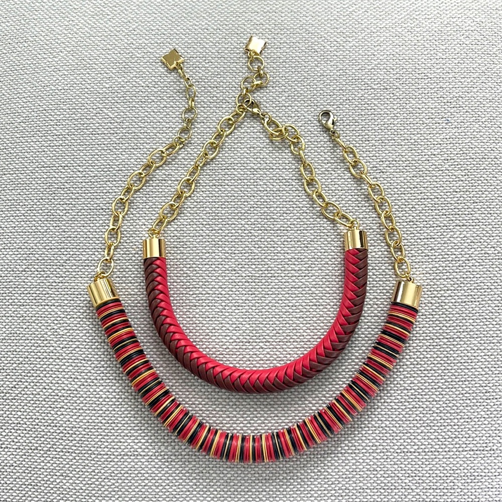 BCBGMaxAzria stackable necklace set